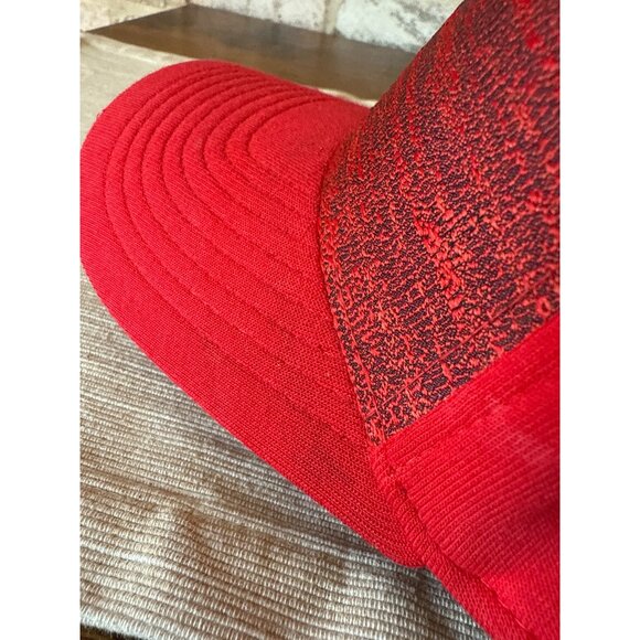 Nike Red & Black Swoosh Elastic One Size Hat Golf Classic 99 - Picture 14 of 16